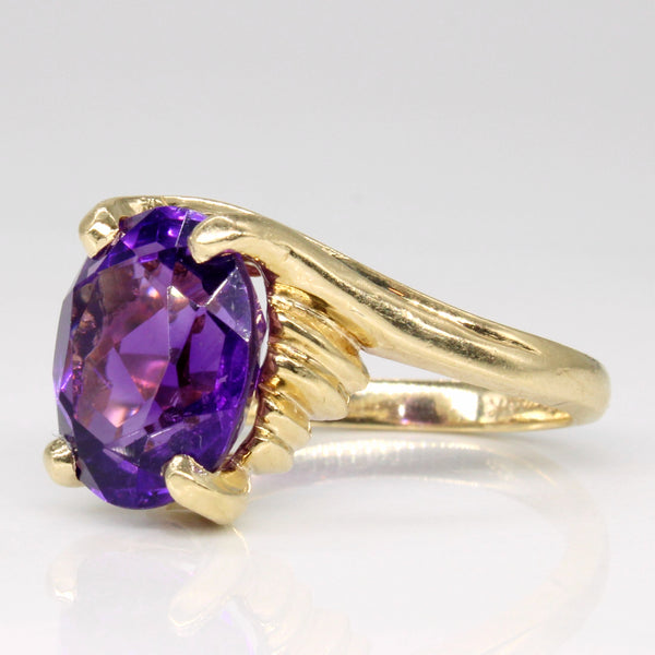 Amethyst Cocktail Ring | 3.67ct | SZ 5.75 |