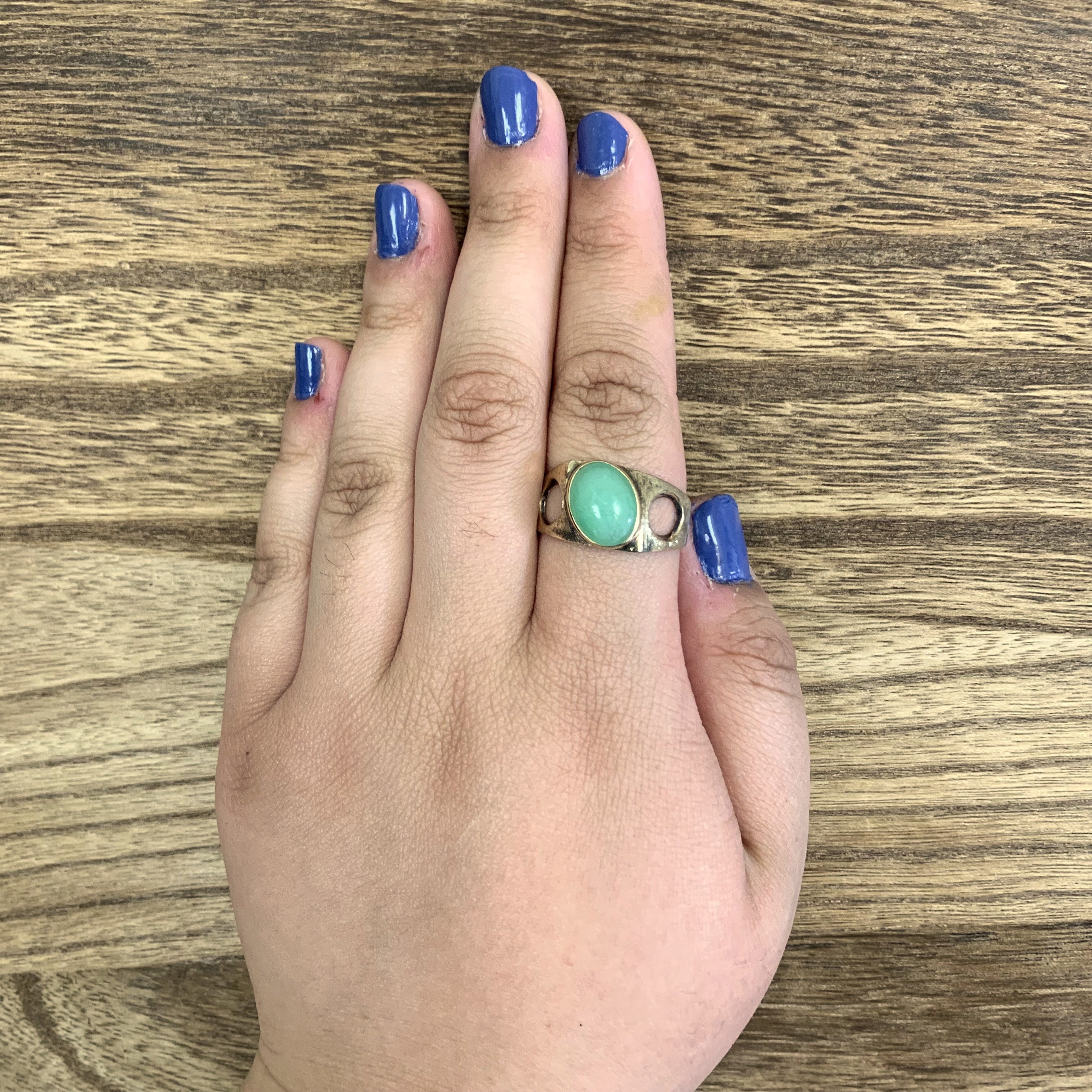 Jadeite Cabochon Ring | 4.00ct | SZ 11.5 |