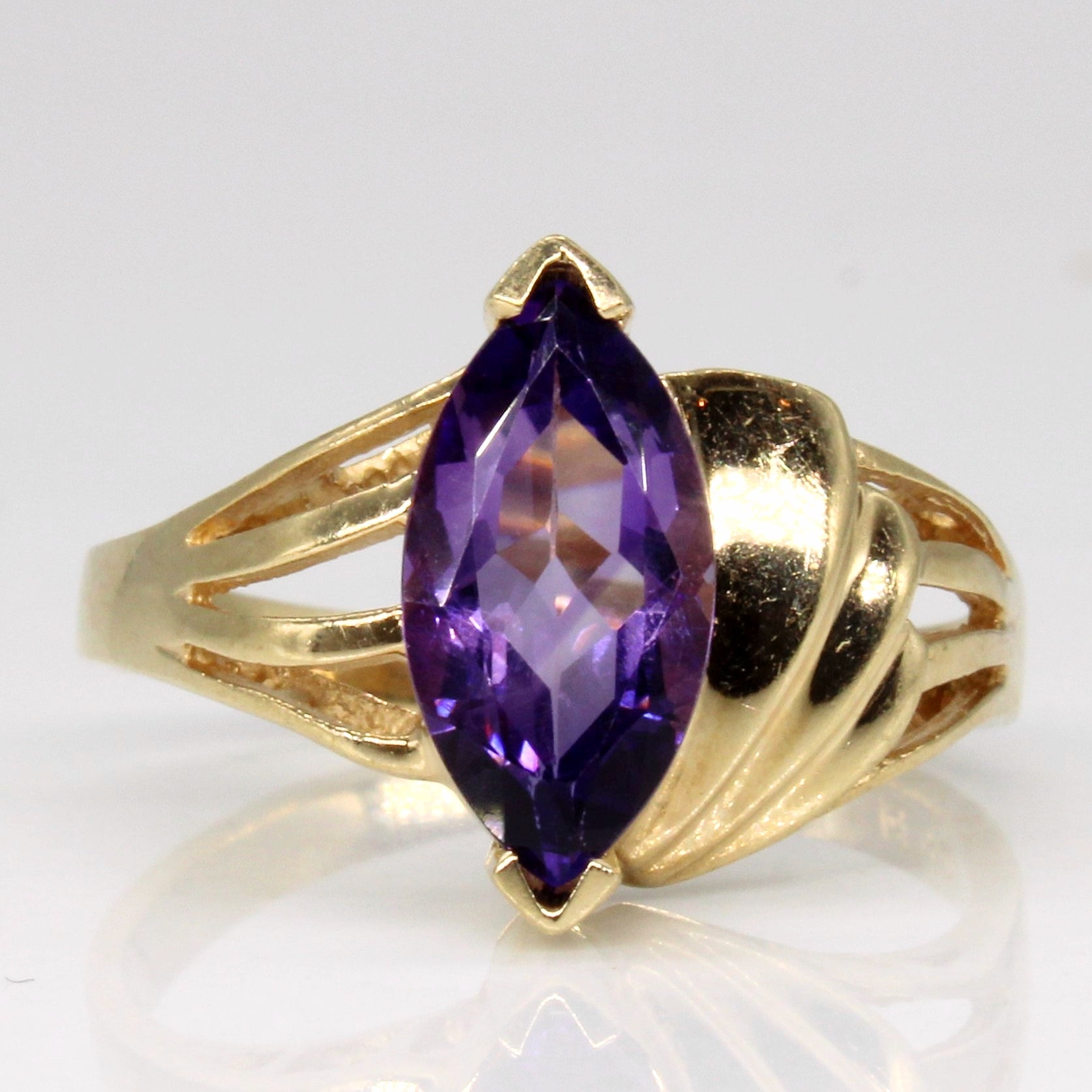 Amethyst Wave Ring | 1.45ct | SZ 7.75 |