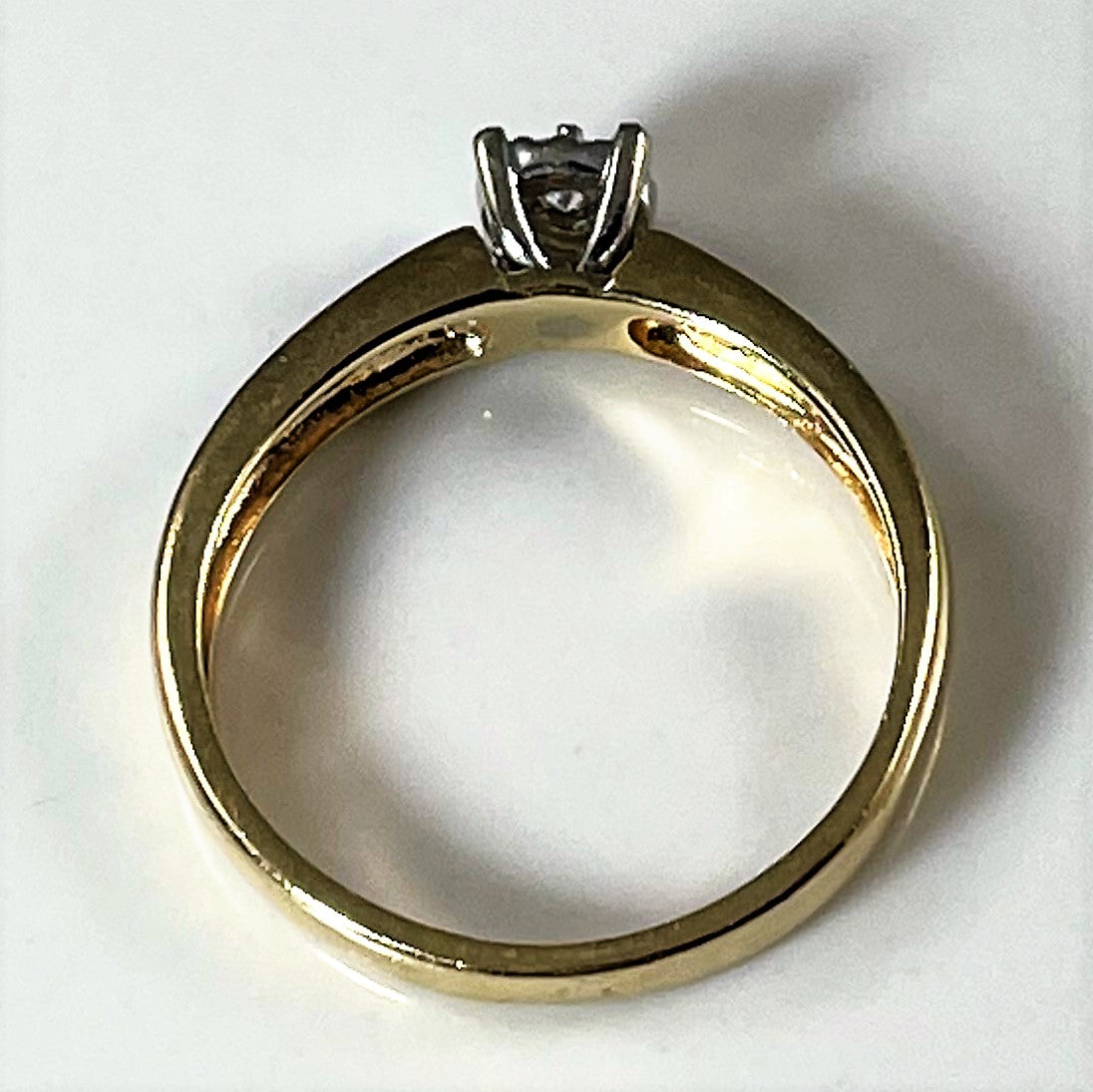 Channel Band Diamond Promise Ring | 0.12ctw | SZ 4.75 |