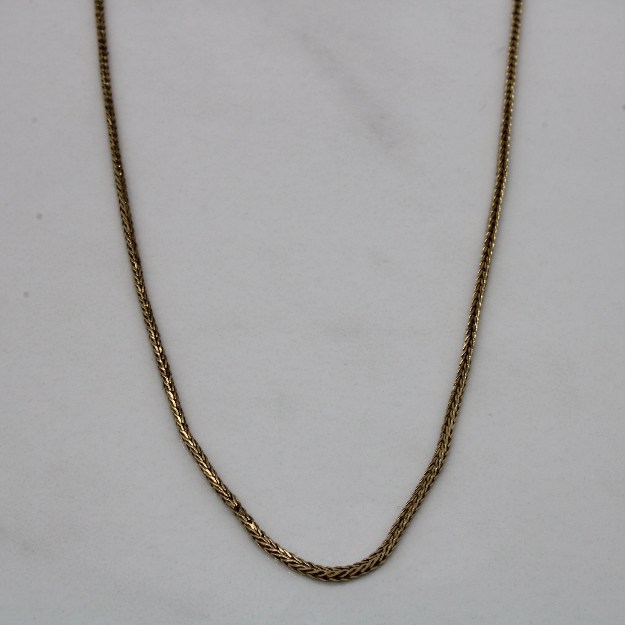 10k Yellow Gold Wheat Chain | 20