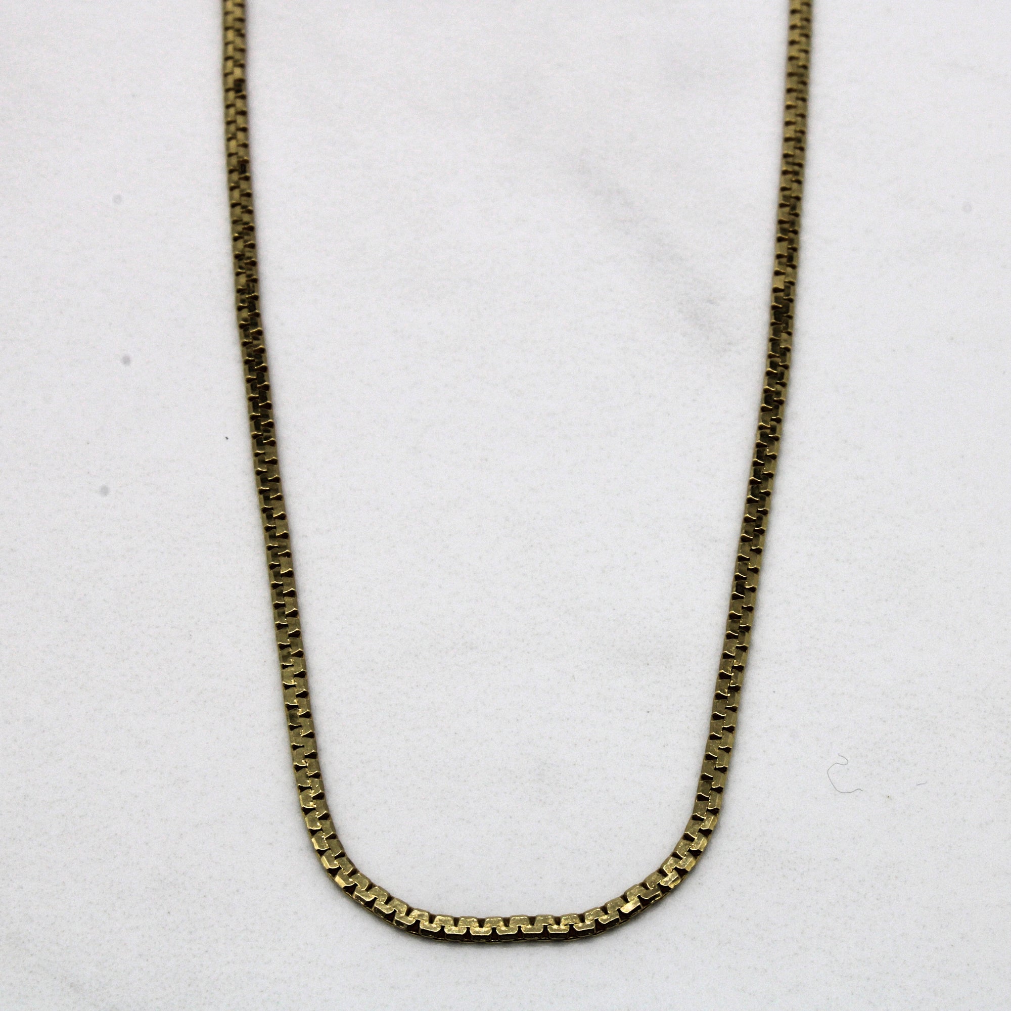 10k Yellow Gold Modified Serpentine Chain | 20