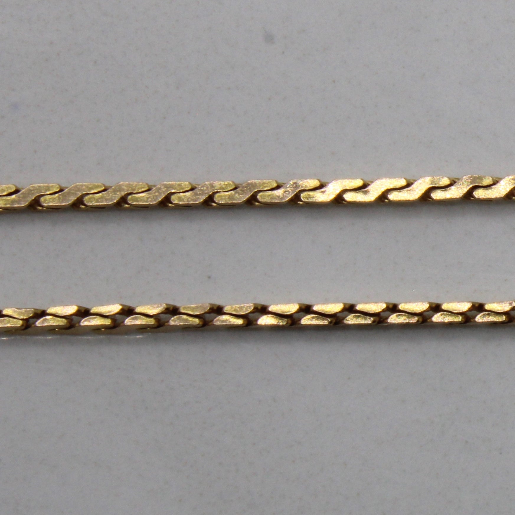 10k Yellow Gold Modified Serpentine Chain | 20" |