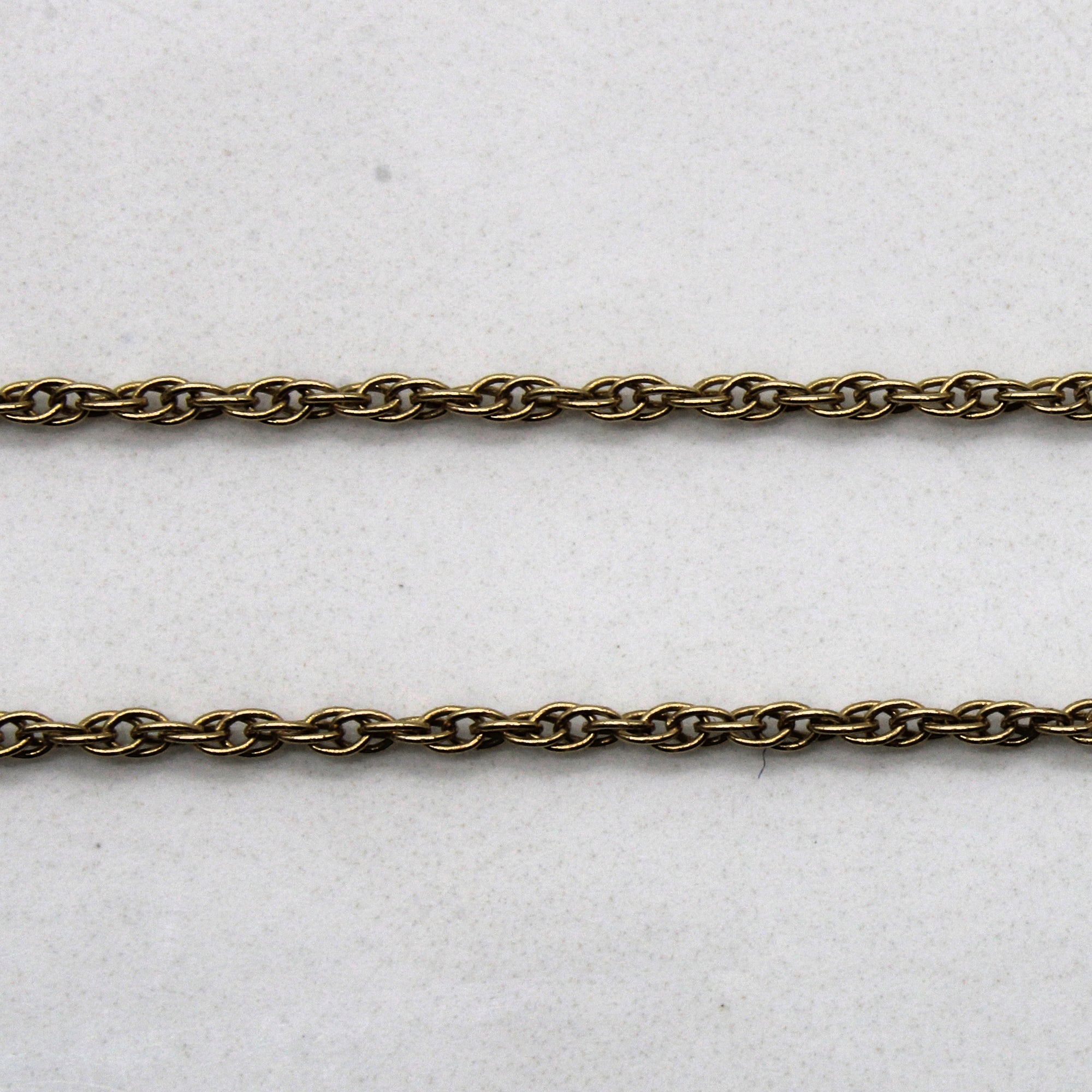 14k Yellow Gold Rope Chain | 19