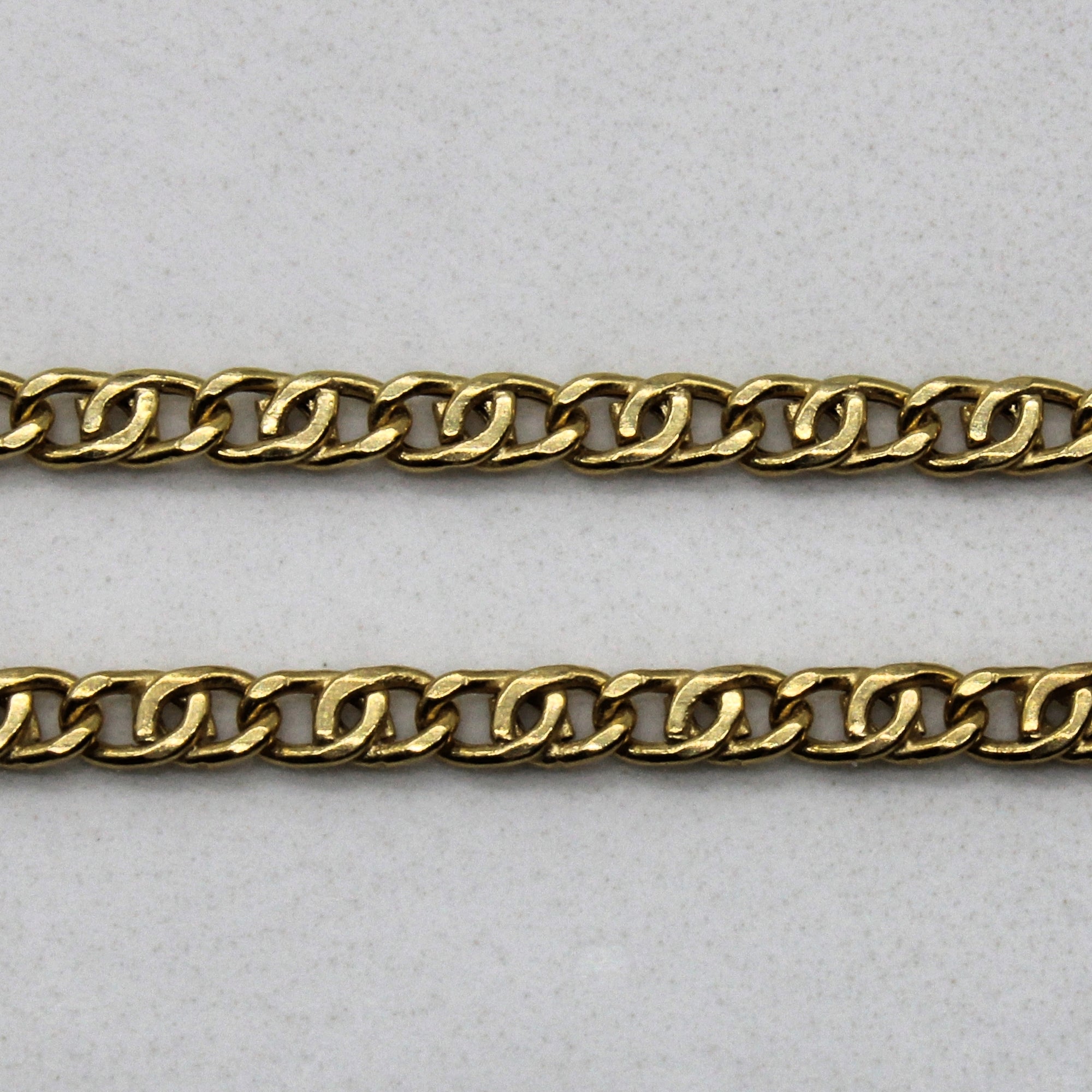 18k Yellow Gold Anchor Chain | 20