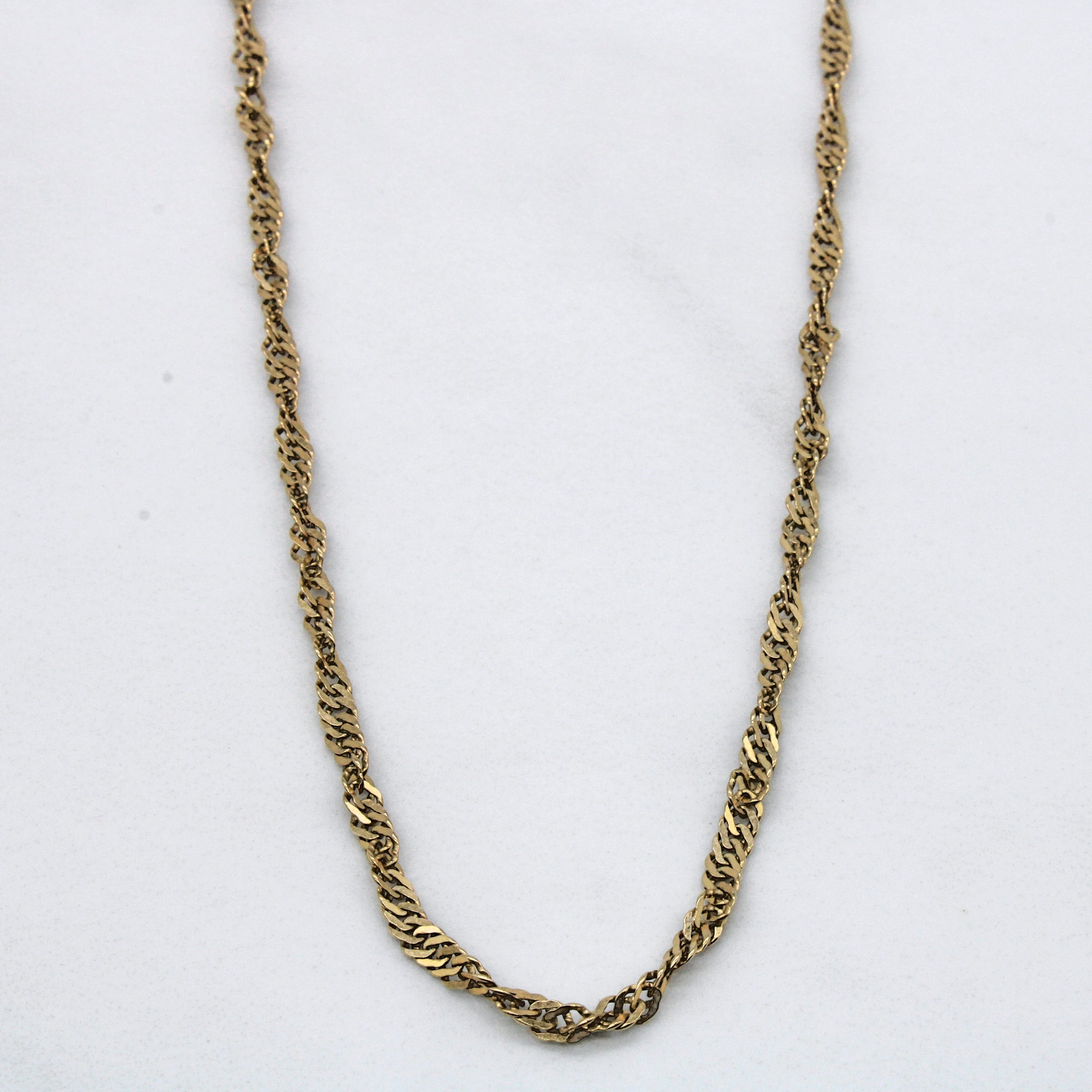 10k Yellow Gold Singapore Chain | 18