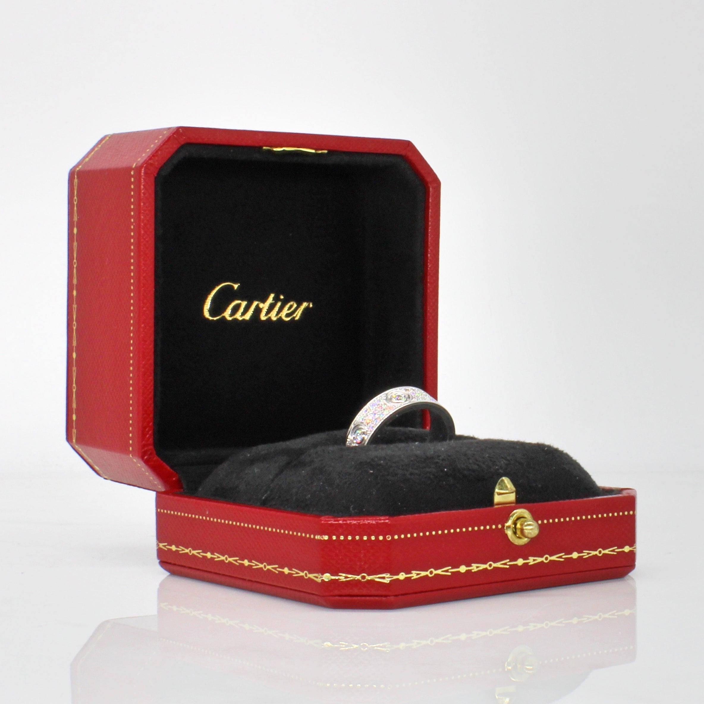 'Cartier' Love Ring, Diamond-Paved | 1.26ctw |