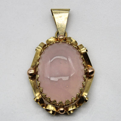 Rose Quartz Cabochon Pendant | 12.97ct |