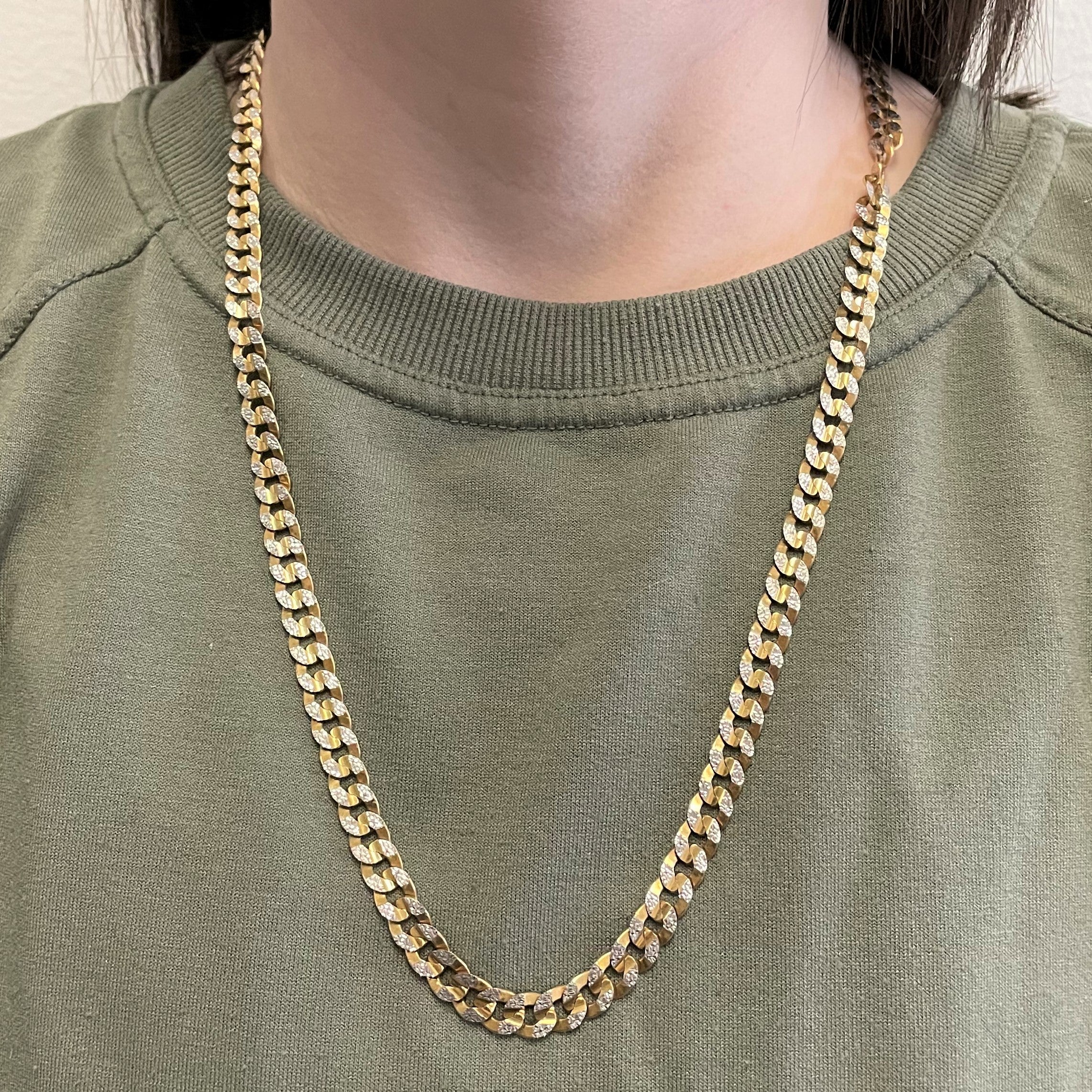 10k Yellow Gold Curb Chain | 24" |