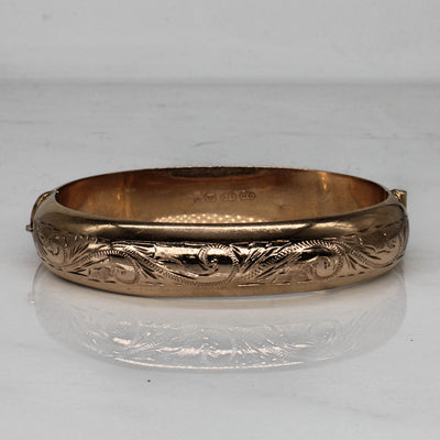 Ornate Rose Gold Cuff Bracelet | 8