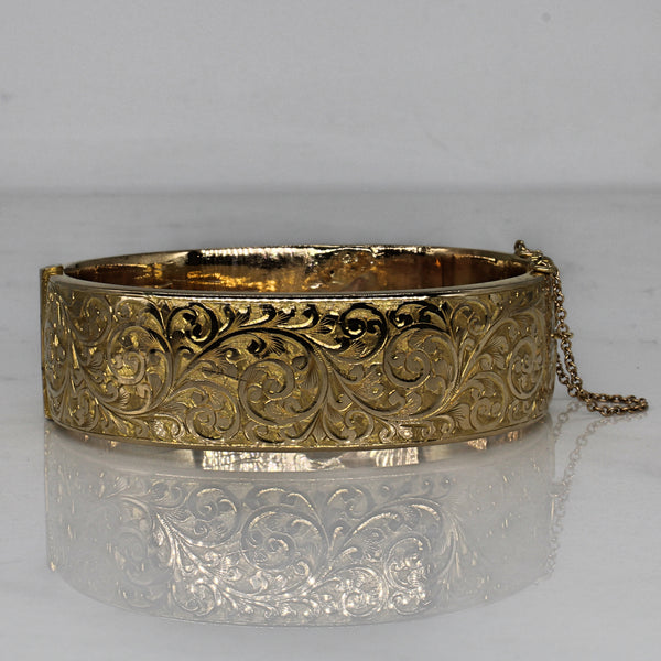 Early 1900s Ornate Patterned Cuff | 7.5