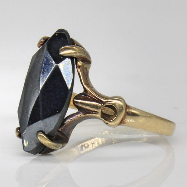 Hematite Cocktail Ring | 4.70ct | SZ 4.5 |