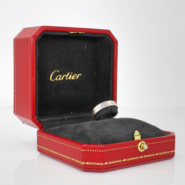 'Cartier' Love Wedding Band, 1 Diamond