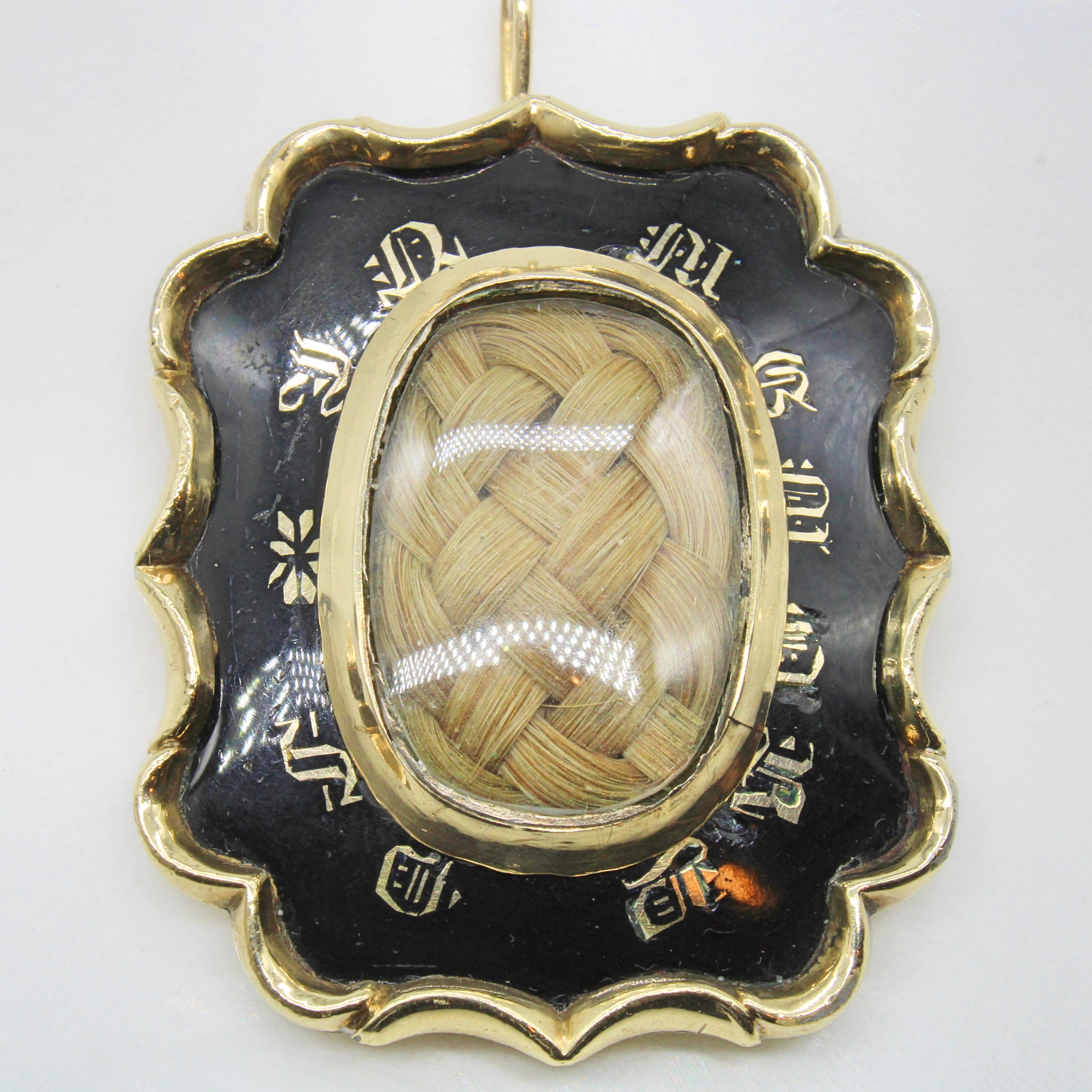 Victorian Mourning Pendant