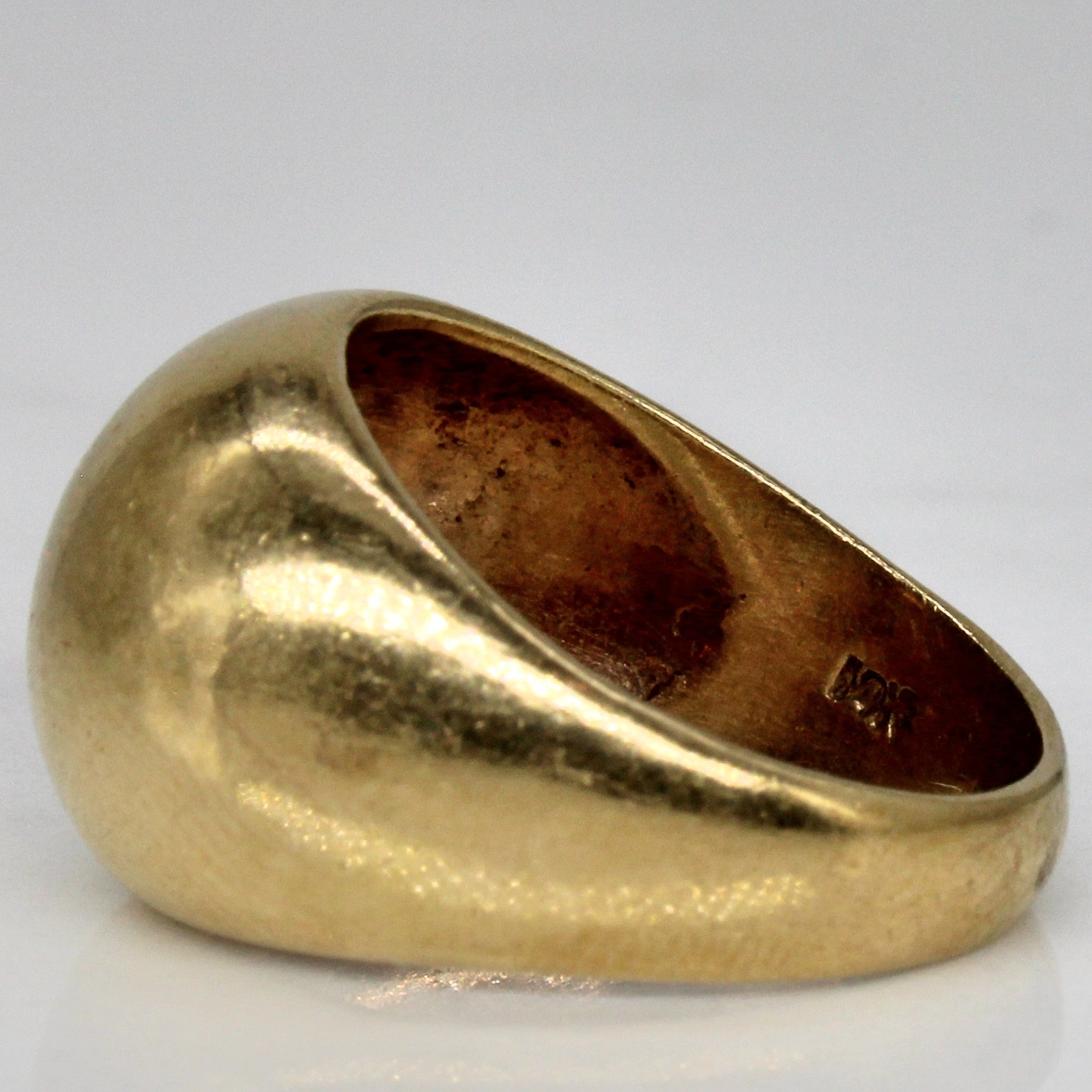 10k Yellow Gold Rounded Ring | SZ 6.25 |