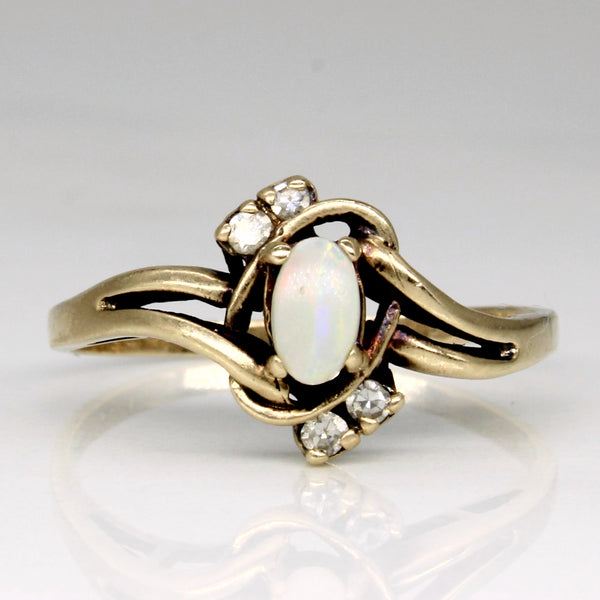 Opal & Diamond Ring | 0.14ct, 0.05ctw | SZ 7.25 |