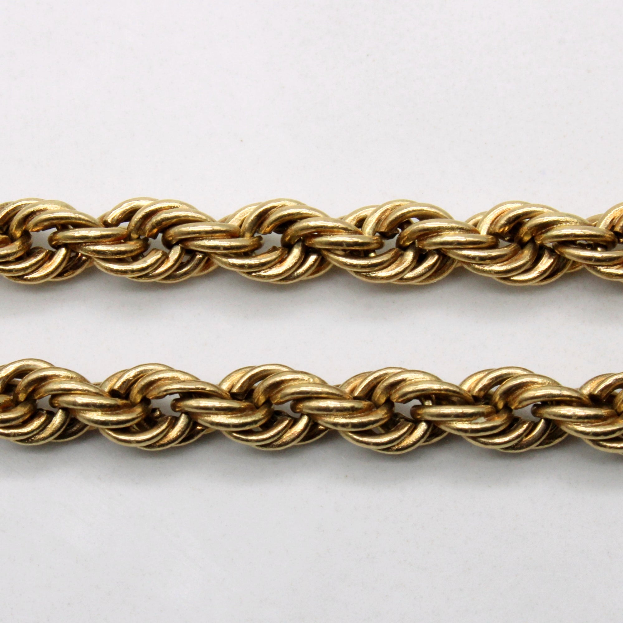 10k Yellow Gold Rope Chain | 19