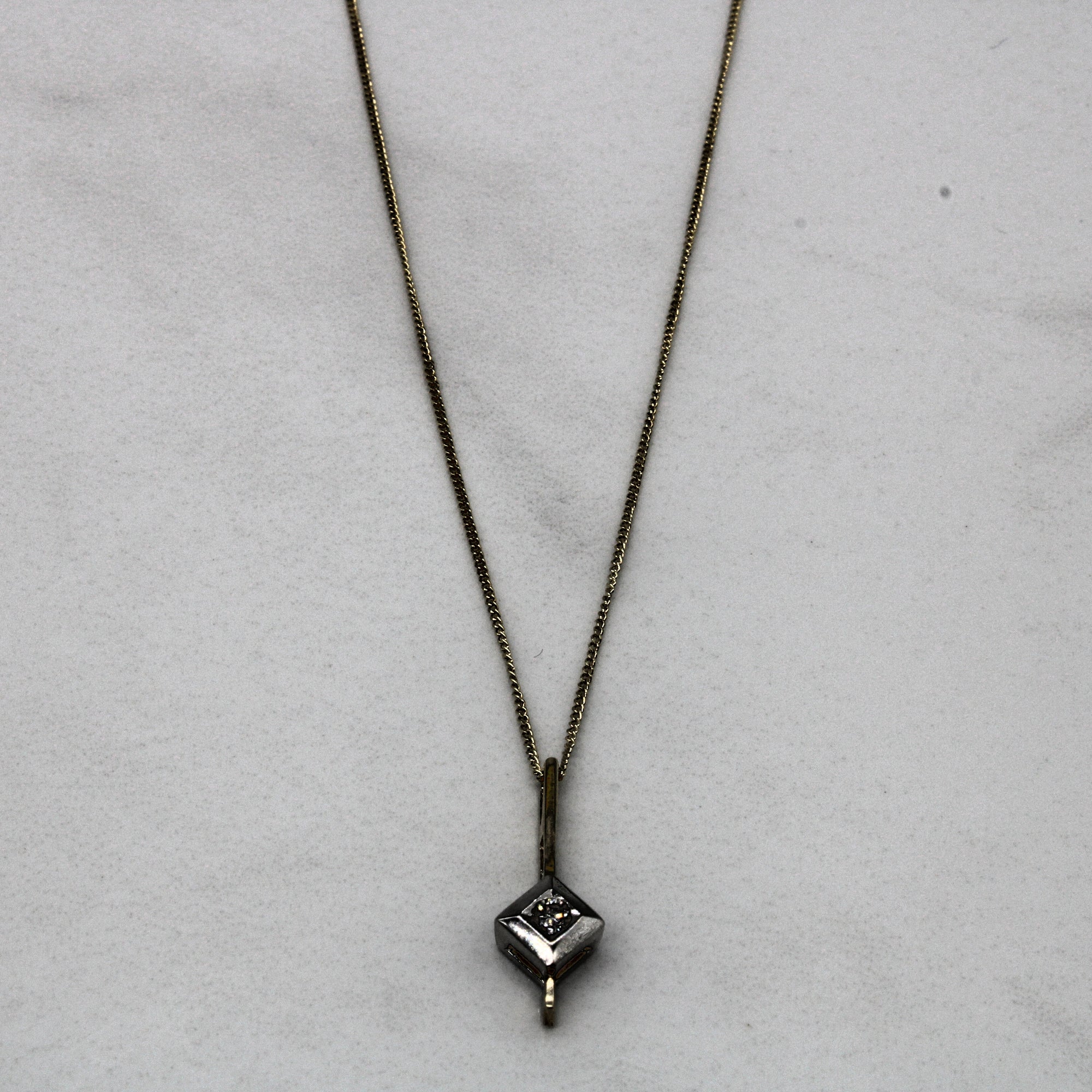 Diamond Pendant Necklace | 0.06ct | 18