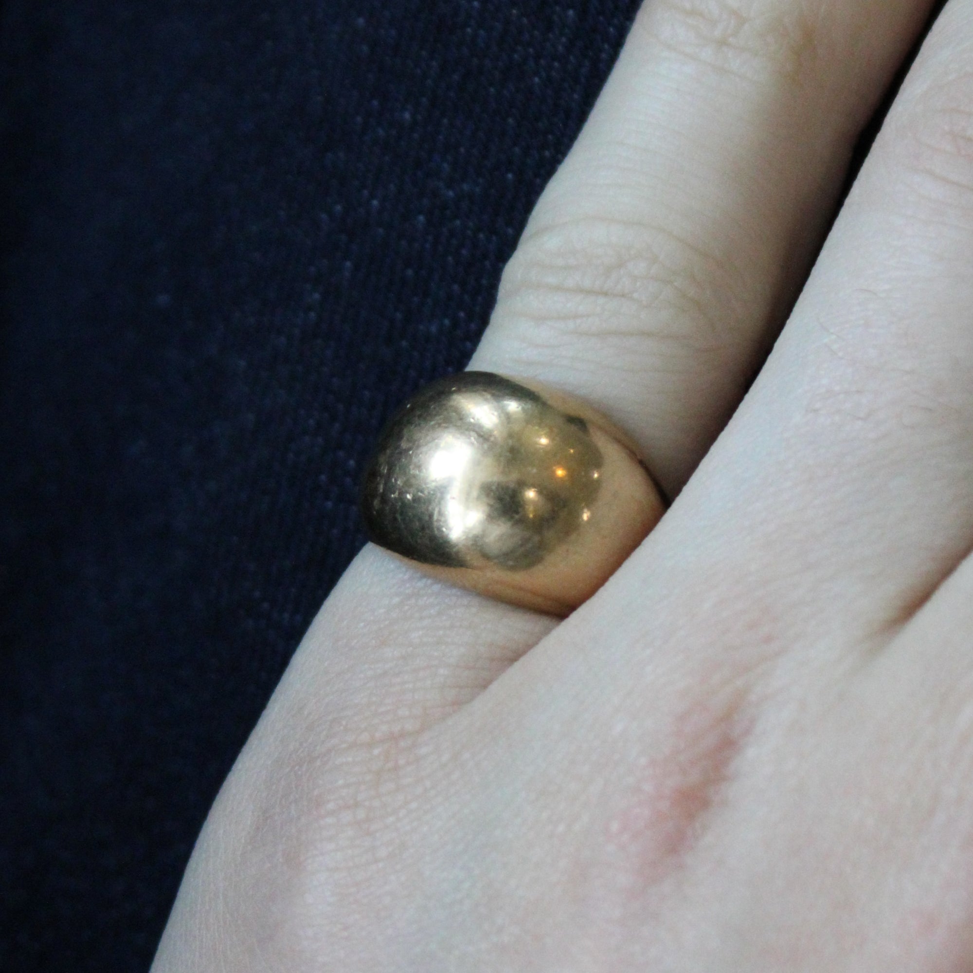 10k Yellow Gold Rounded Ring | SZ 6.25 |