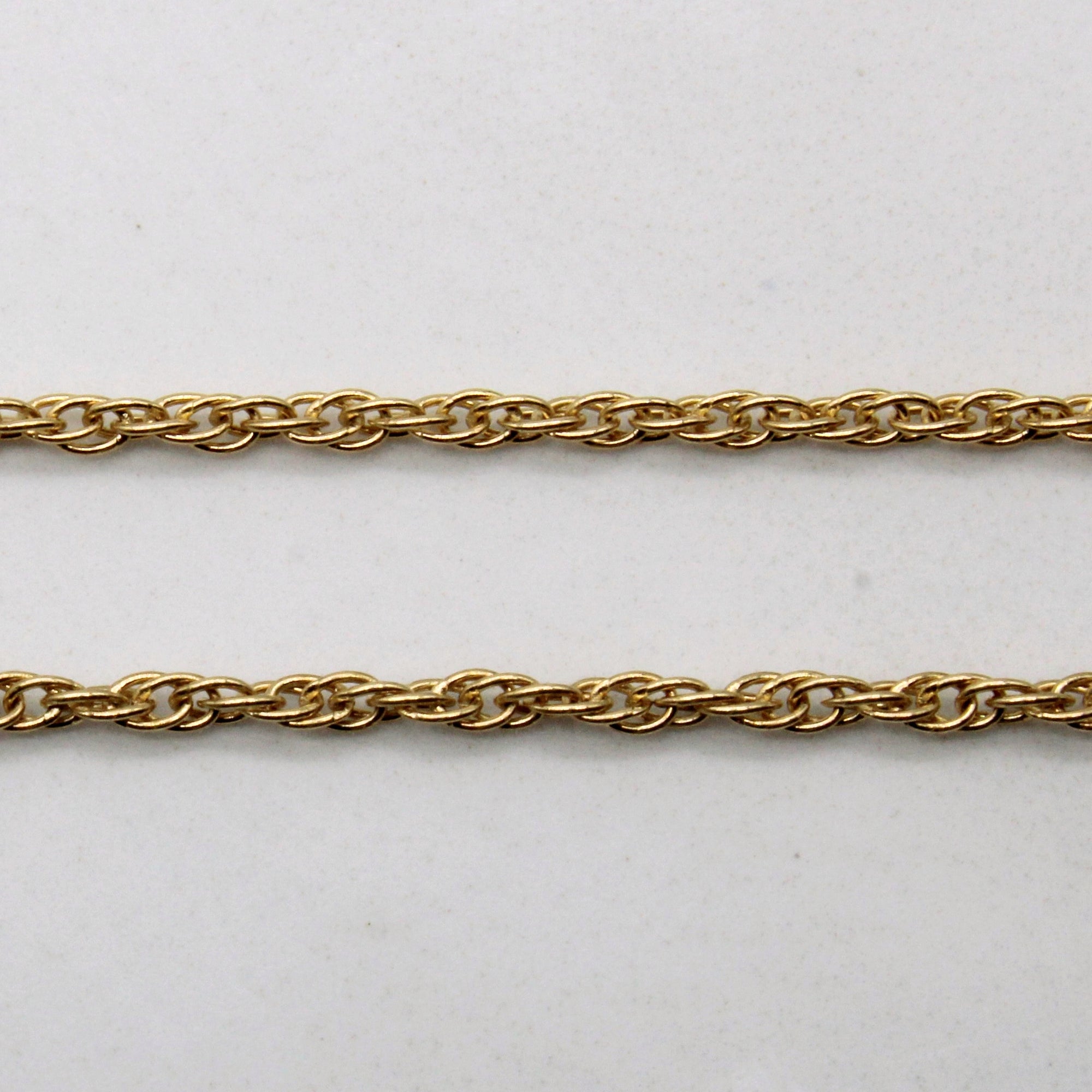 14k Yellow Gold Prince of Wales Chain | 20