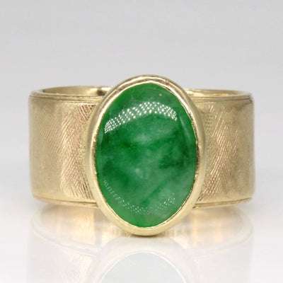Jadeite Cocktail Ring | 2.70ct | SZ 8.25 |