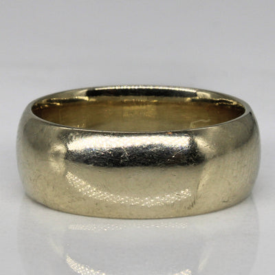14k White Gold Wide Band | SZ 6 |