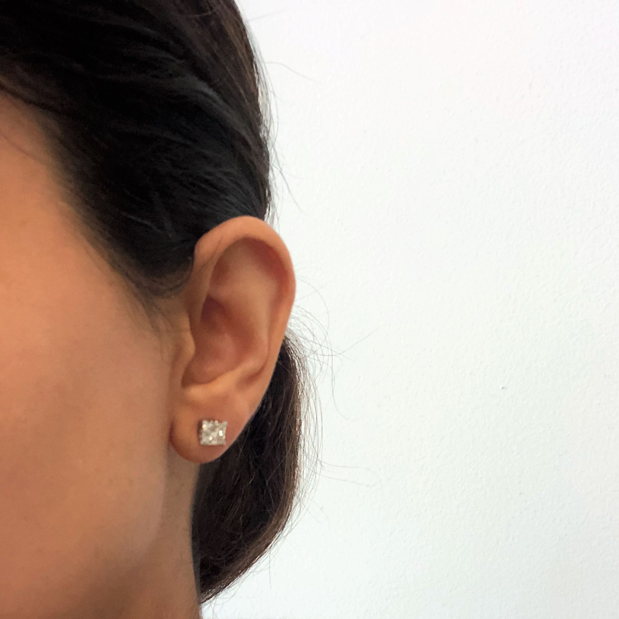 Princess Diamond Stud Earrings | 2.30 ctw |