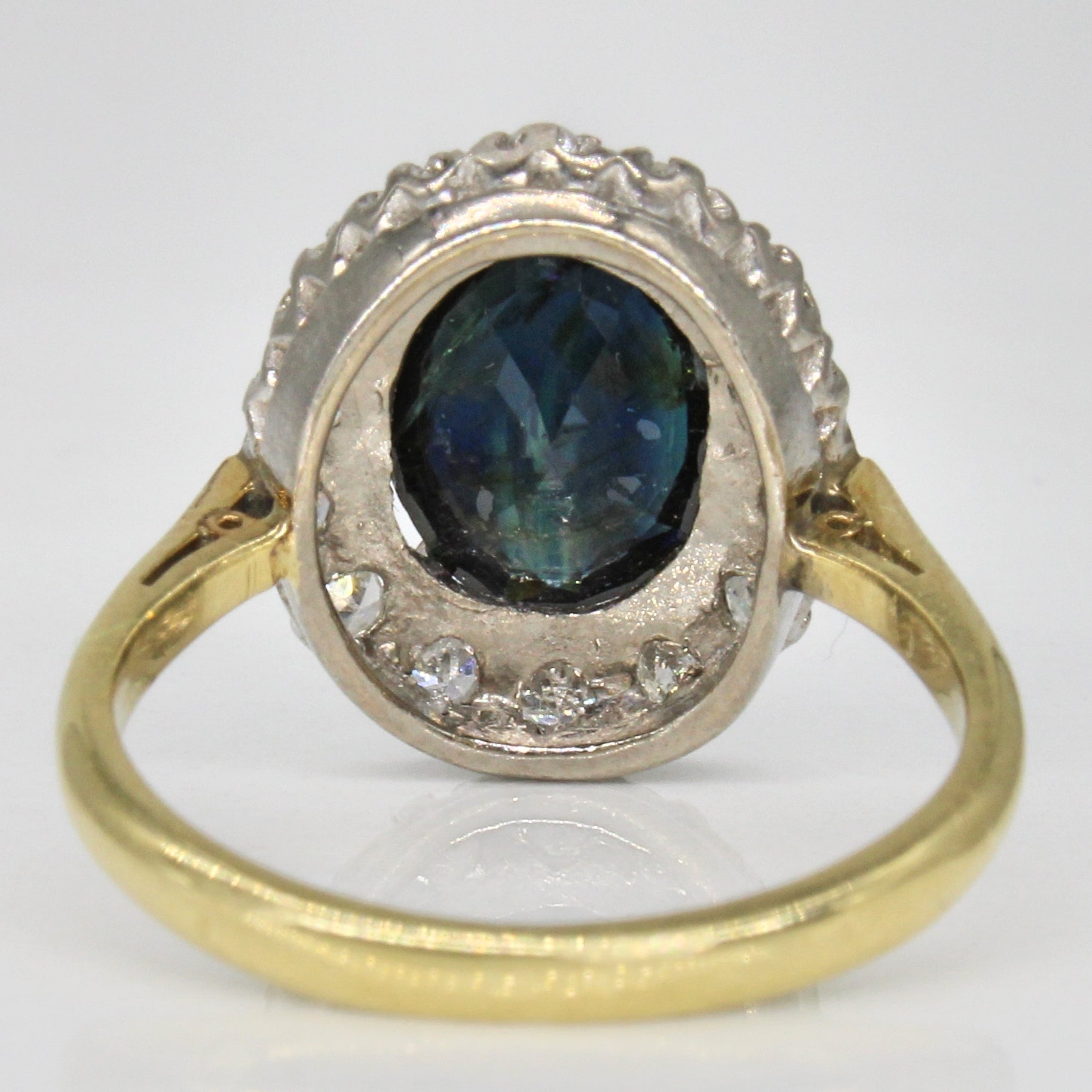 Sapphire & Diamond Engagement Ring | 1.70ct, 0.25ctw | SZ 5 |