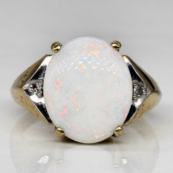 Opal & Diamond Cocktail Ring | 2.05ct, 0.01ctw | SZ 4.5 |