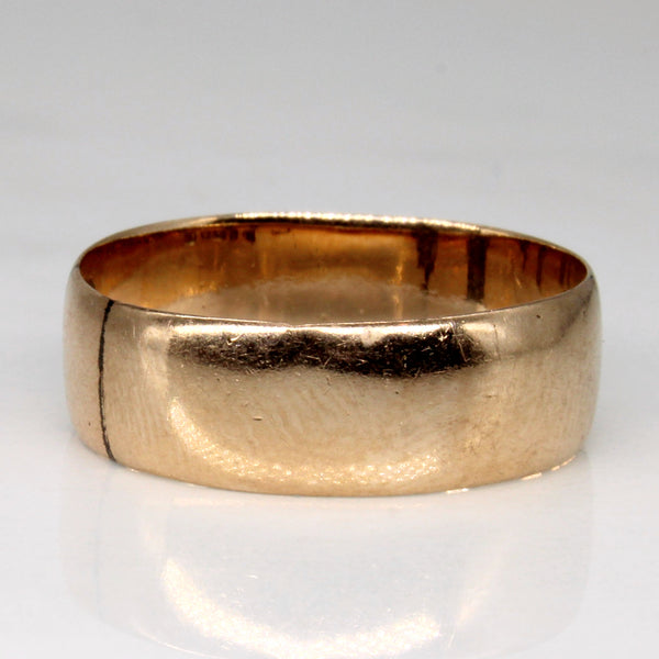 1890s Yellow Gold Band | SZ 8.5 |