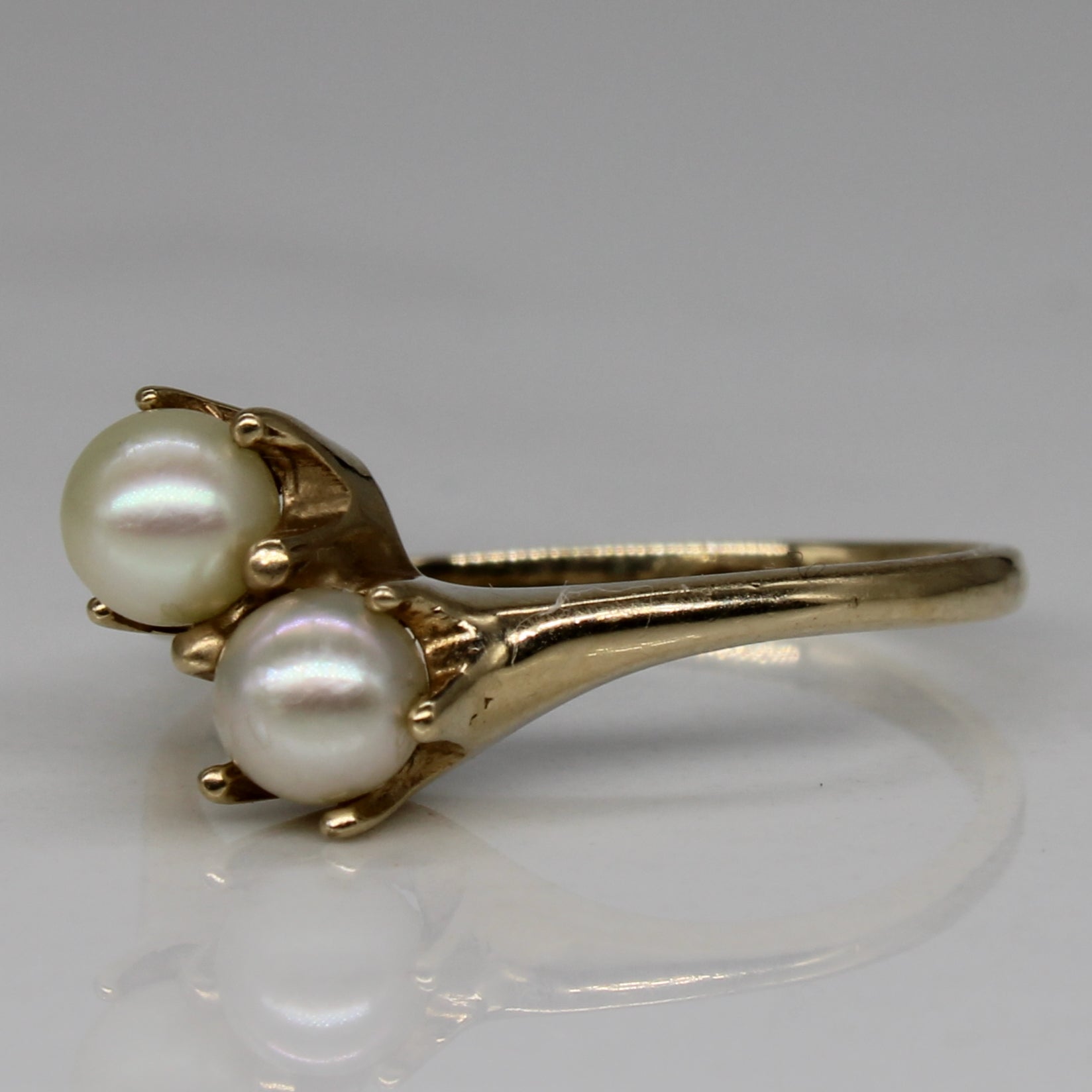 Toi et Moi Pearl Ring | SZ 5.75 |
