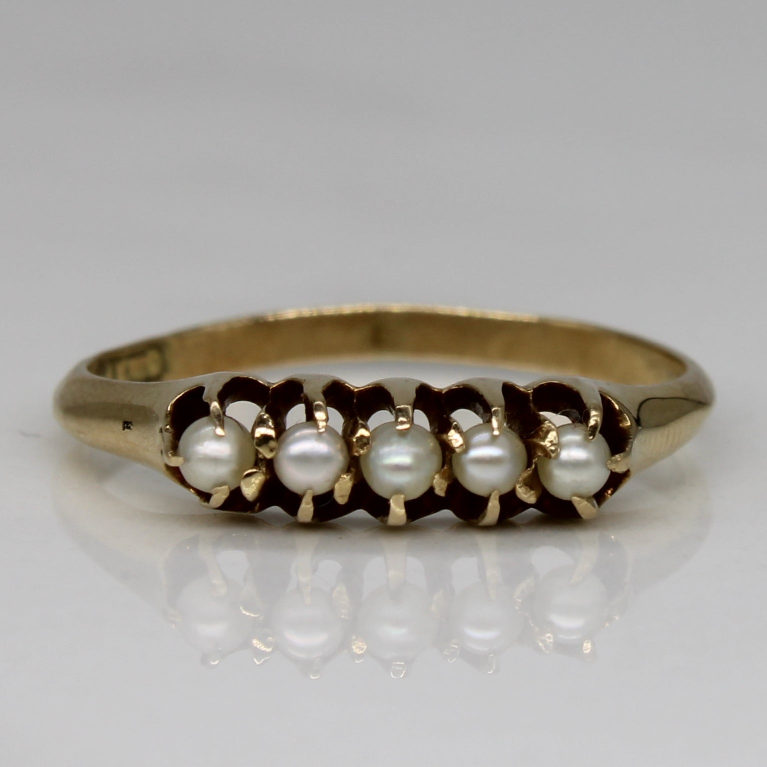 Pearl Claw Set Ring | SZ 5.25 |