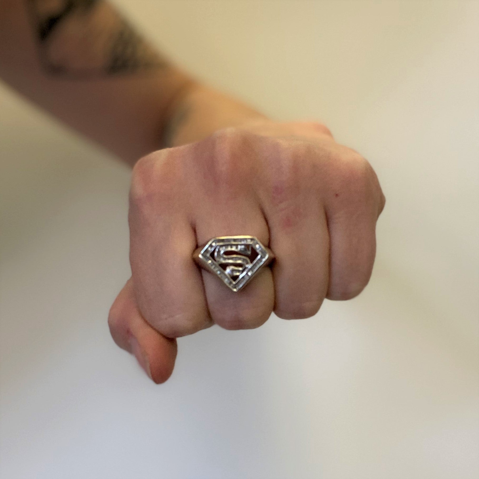 Diamond Superman Ring | 0.15ctw | SZ 10.75 |