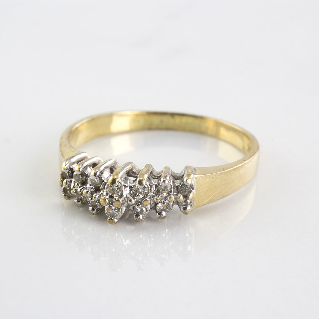 Diamond Cluster Ring| 0.14 ctw | SZ 8 |