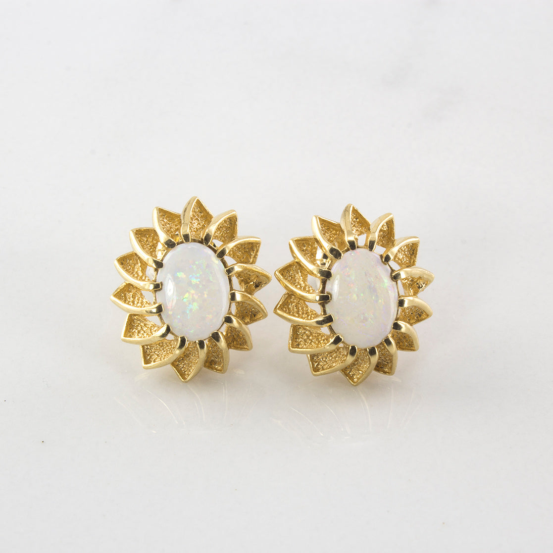 Opal Stud Earrings | 0.80 ctw |