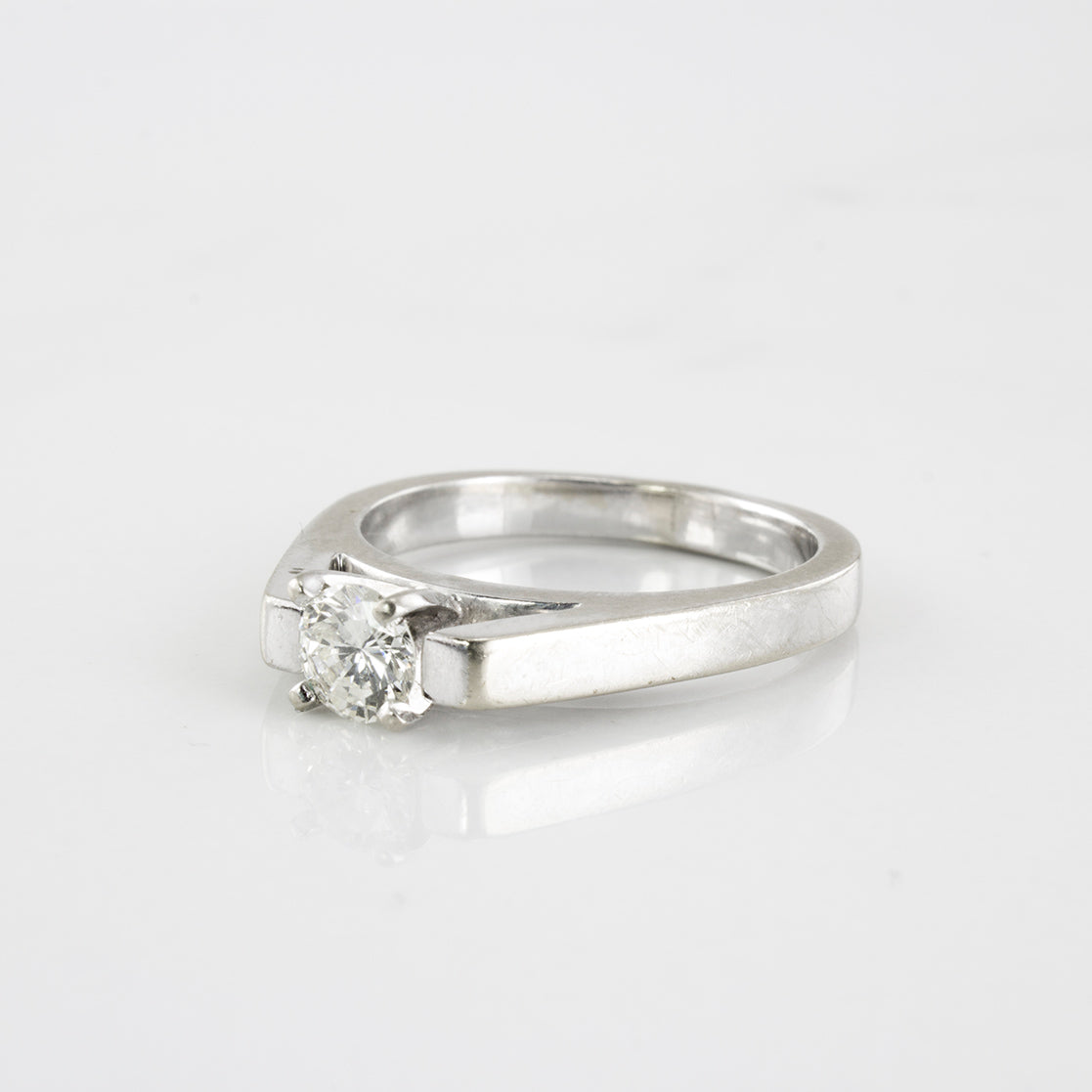 Diamond Solitaire Engagement Ring | 0.30 ctw | SZ 5.25 |
