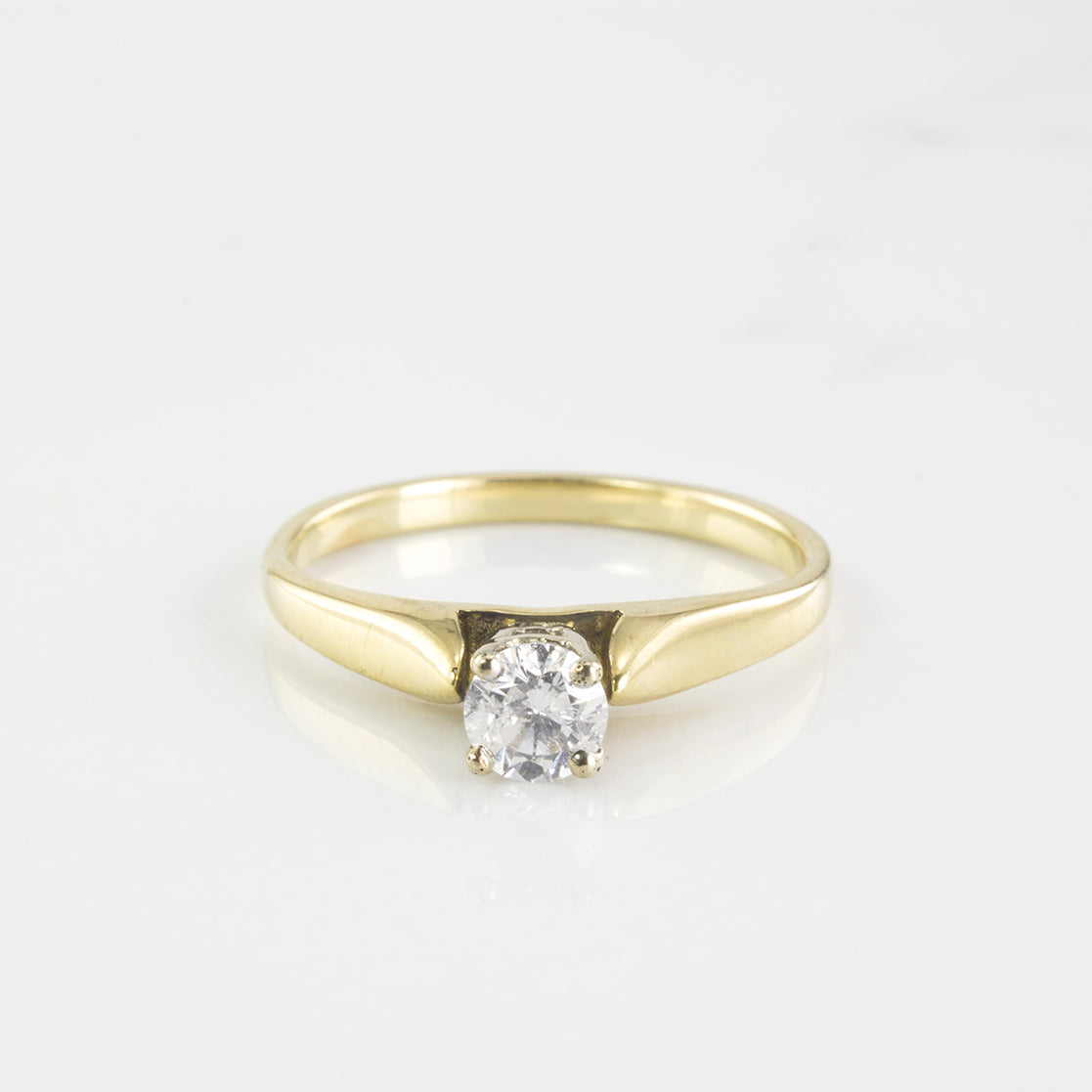 Diamond Solitaire Engagement Ring | 0.28 ctw | SZ 5.75 |