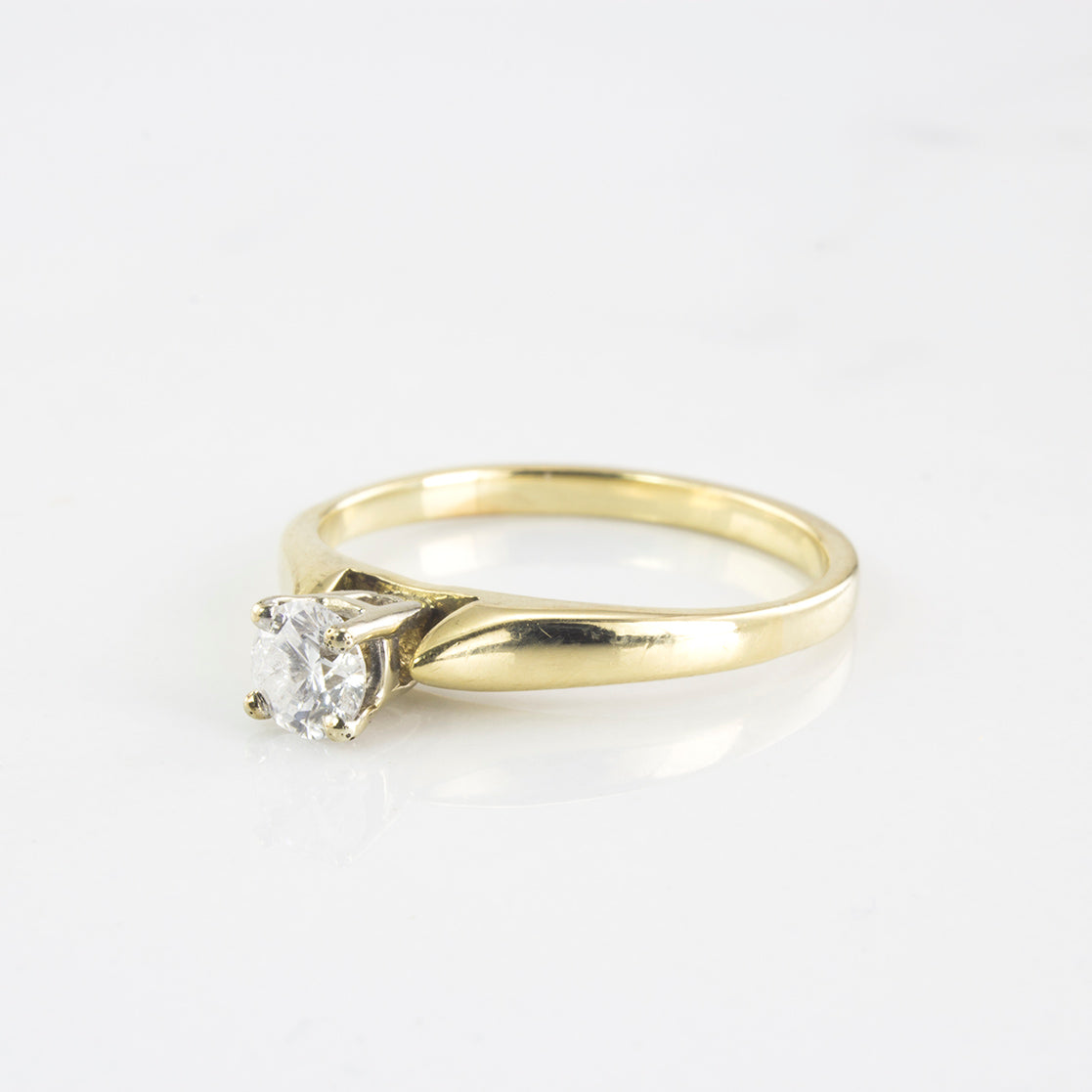 Diamond Solitaire Engagement Ring | 0.28 ctw | SZ 5.75 |