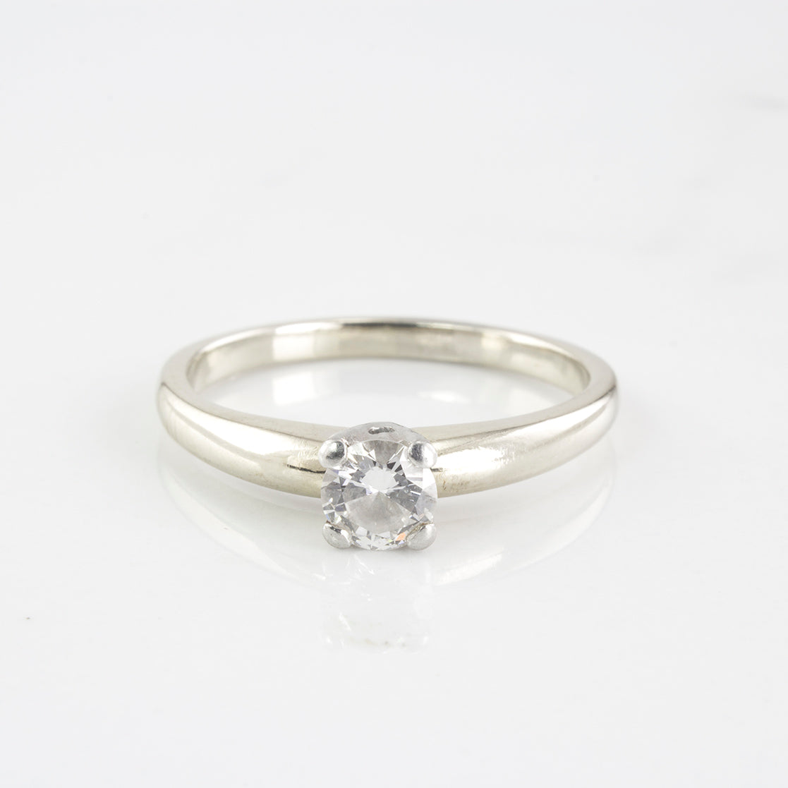 Diamond Solitaire Engagement Ring | 0.36 ctw | SZ 8.25 |