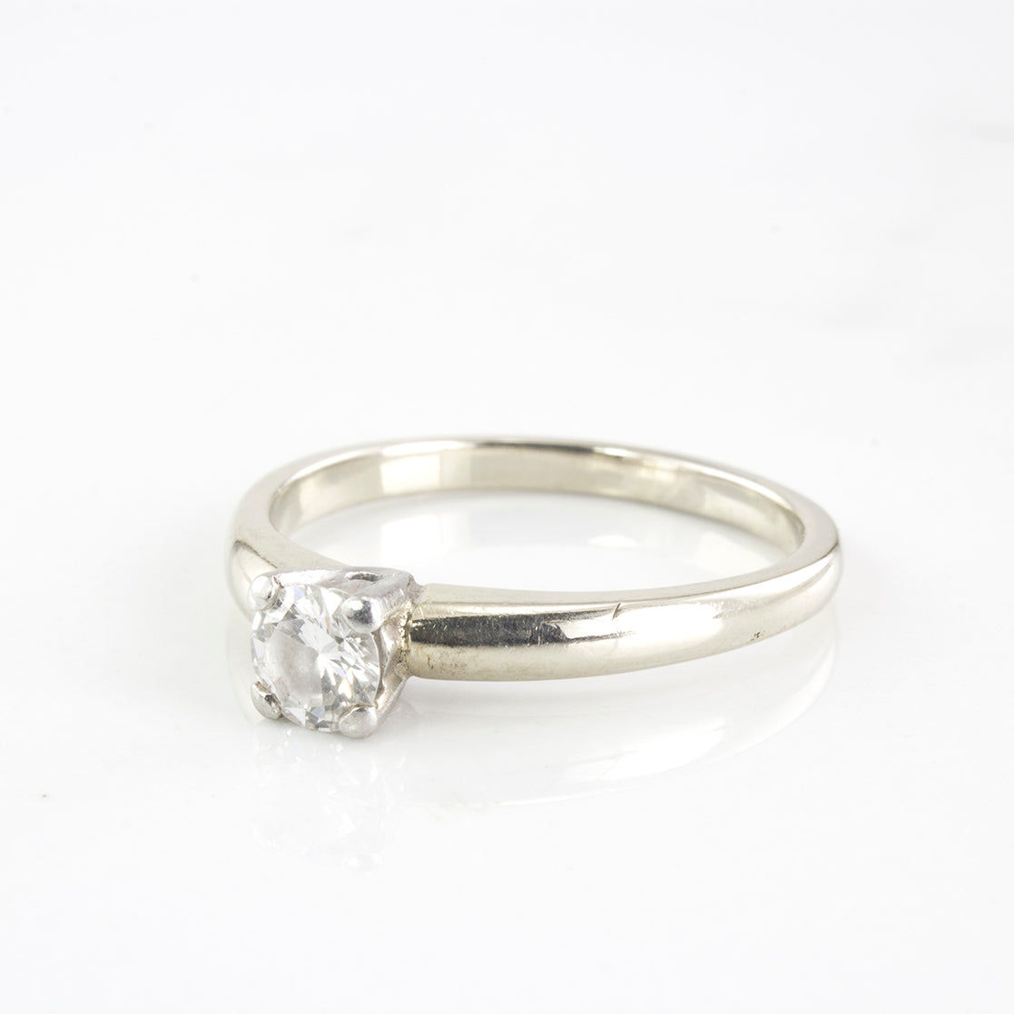 Diamond Solitaire Engagement Ring | 0.36 ctw | SZ 8.25 |
