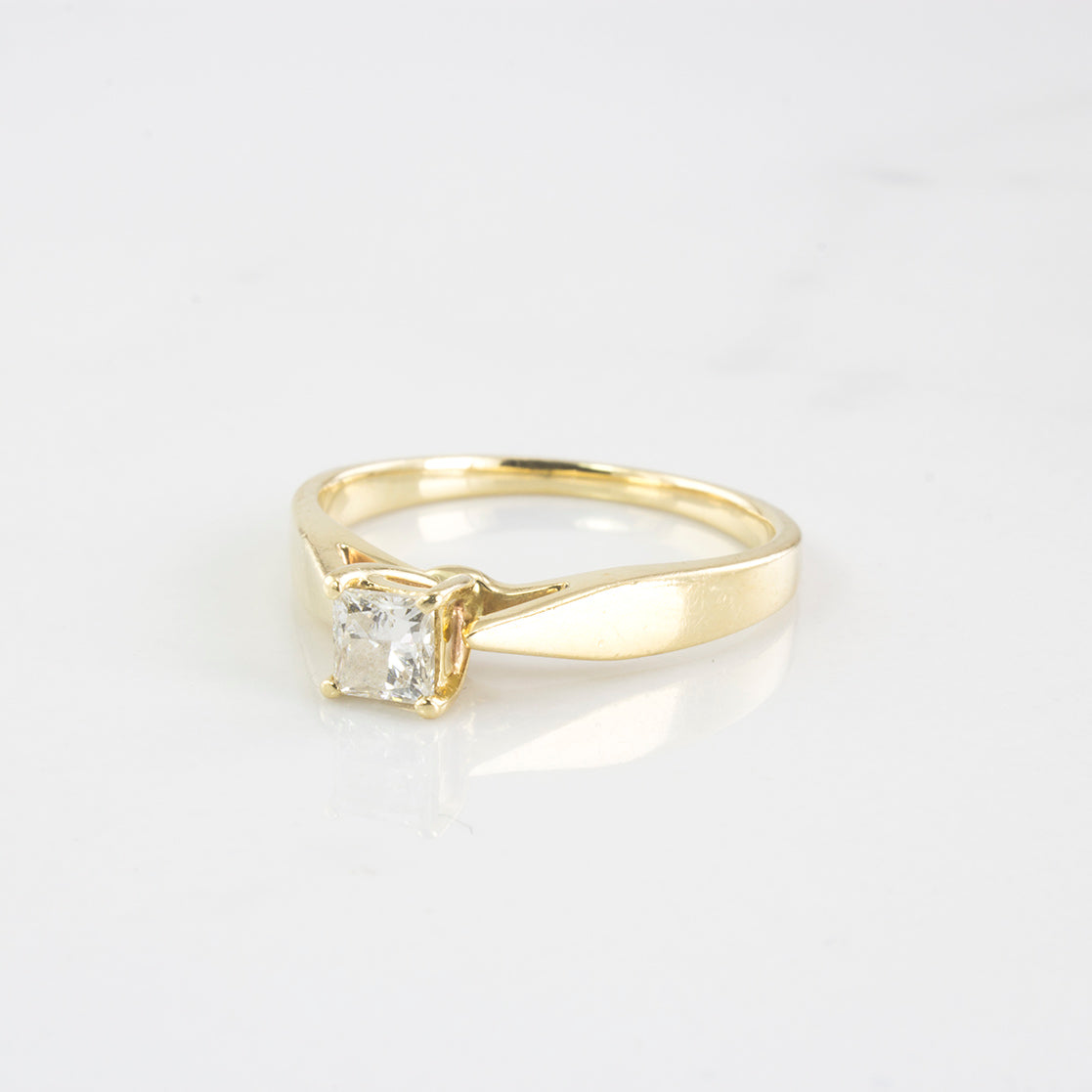 Princess Cut Diamond Solitaire Engagement Ring | 0.31 ctw | SZ 6.25 |