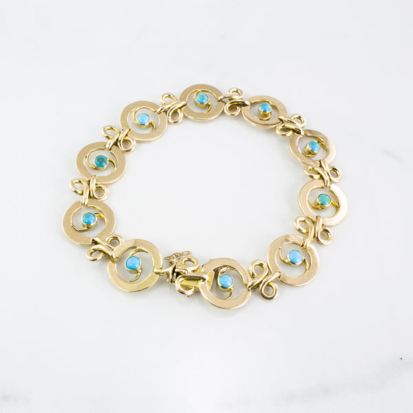 Turquoise Bracelet | 2.0 ctw | SZ 7.5