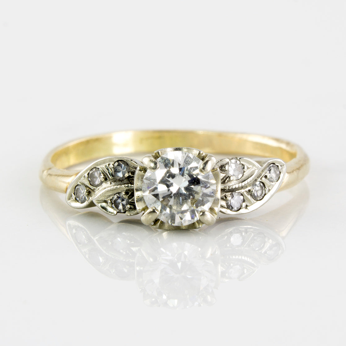 1940's Diamond Engagement Ring | 0.49 ctw | SZ 8.25 |