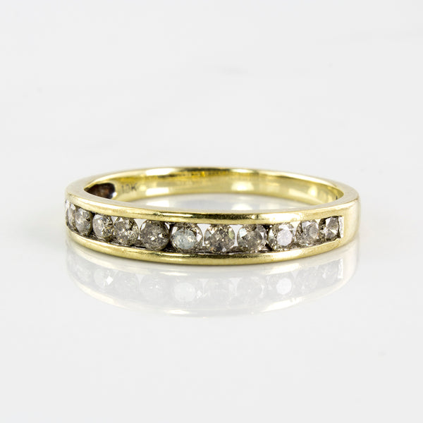 Diamond Semi Eternity Ring | 0.20 ctw | SZ 8.5 |