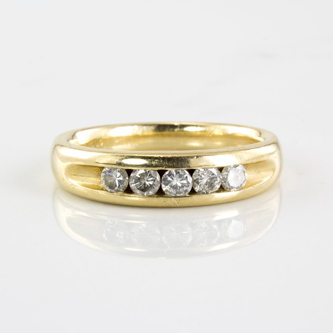 Diamond Channel Ring | 0.50 ctw | SZ 9.5 |