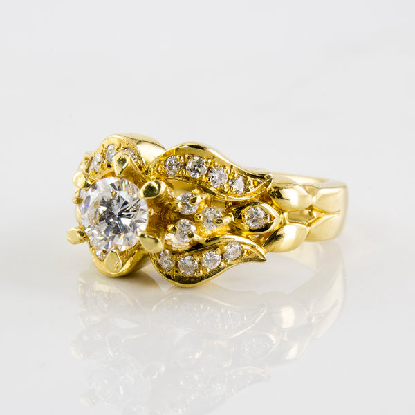 Stunning 1950's Diamond Ring | 0.86 ctw | SZ 6.25 |