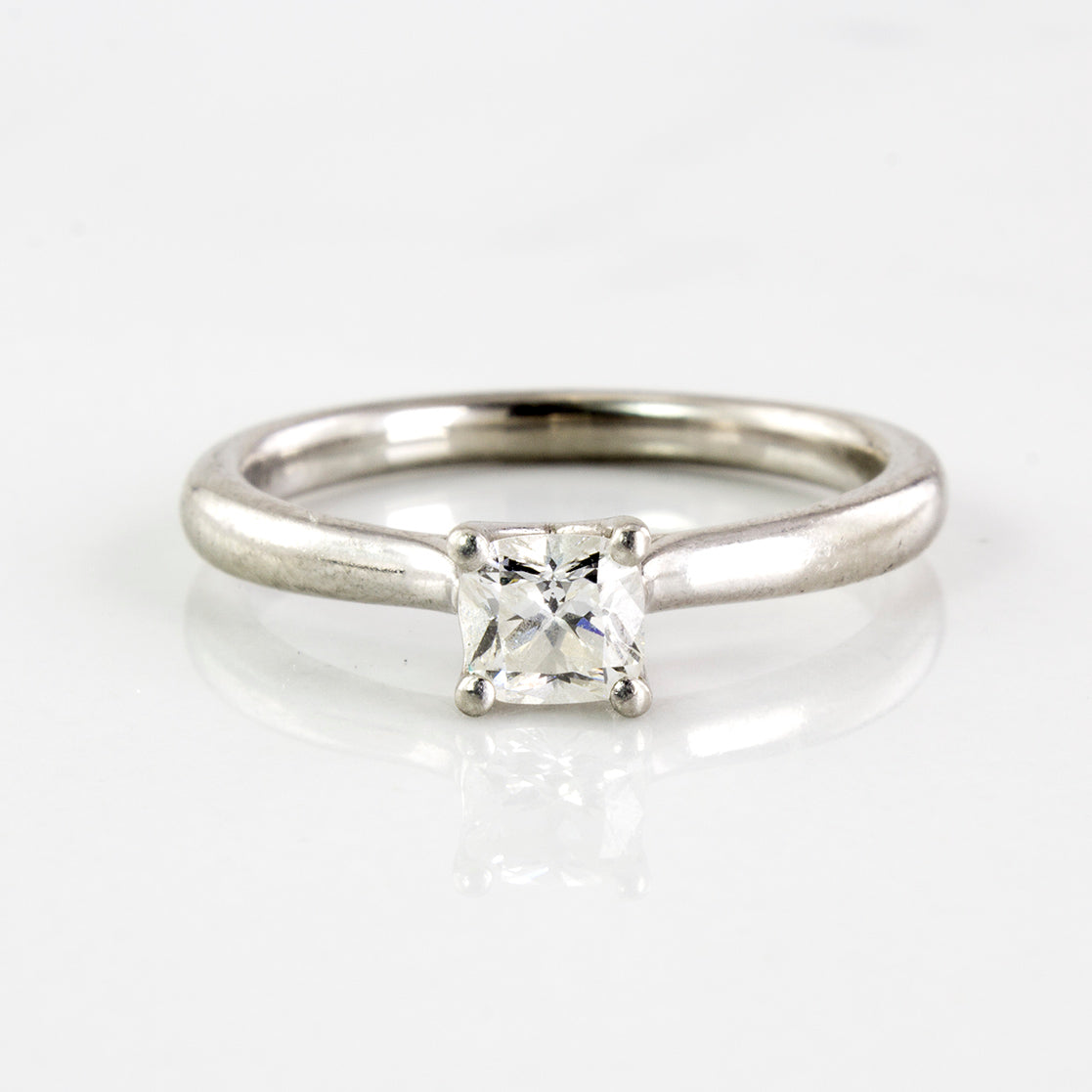 Birks' Cushion Cut Canadian Diamond Solitaire Ring | 0.31ct | SZ 5.5 |