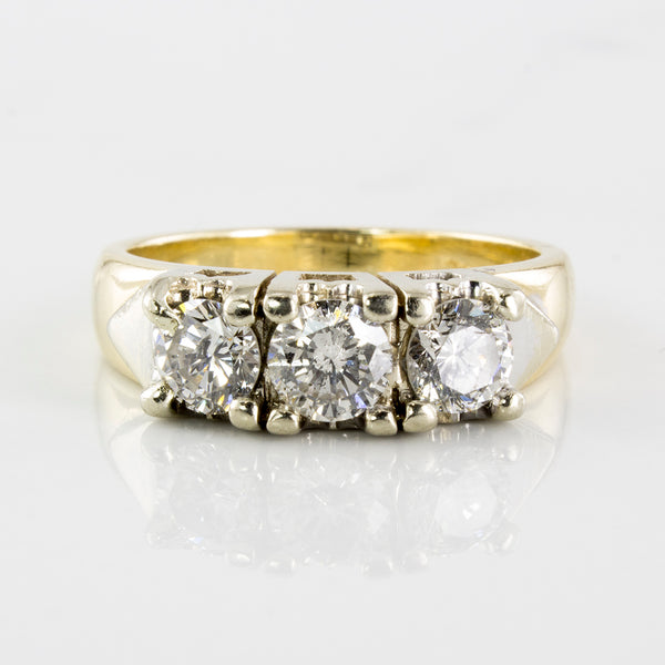 Three Stone Diamond Engagement Ring | 1.01 ctw | SZ 5.75 |