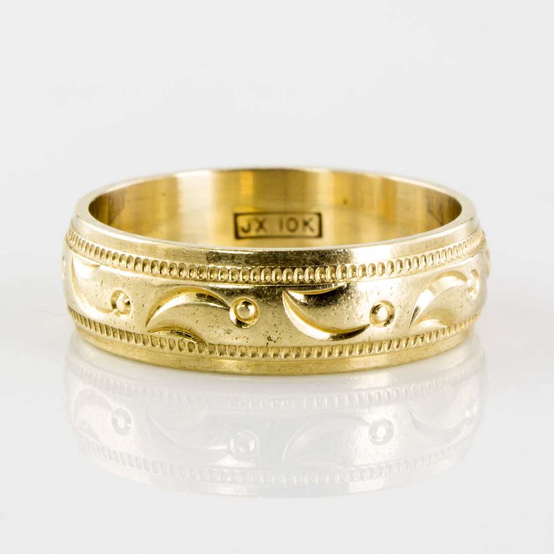 Detailed Yellow Gold Band | SZ 3.75 |