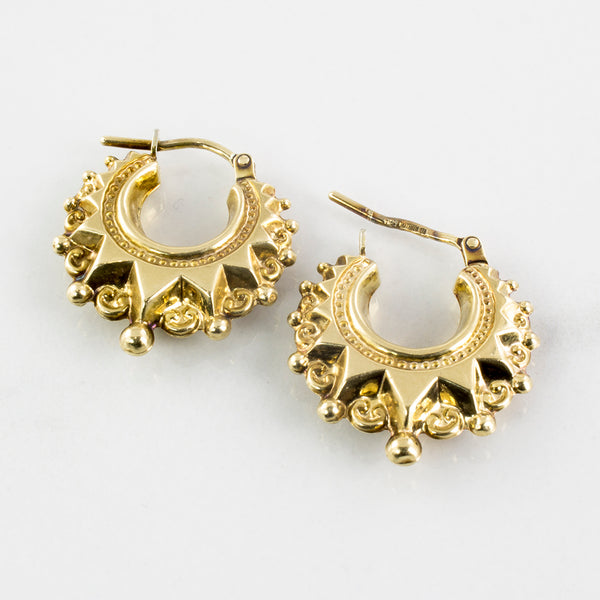 Victorian Hoop Earrings |